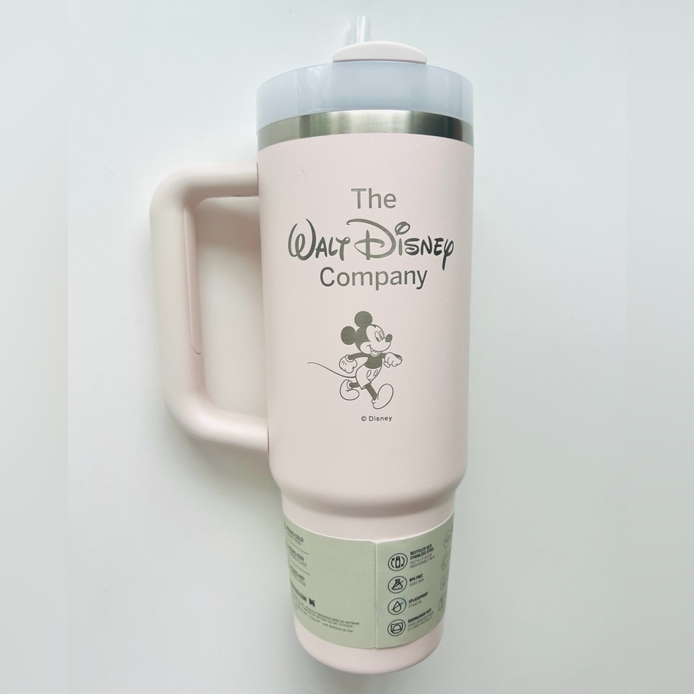 RARE 2025 Destination D23 Walt Disney Company Store Pink Stanley Tumbler 30oz